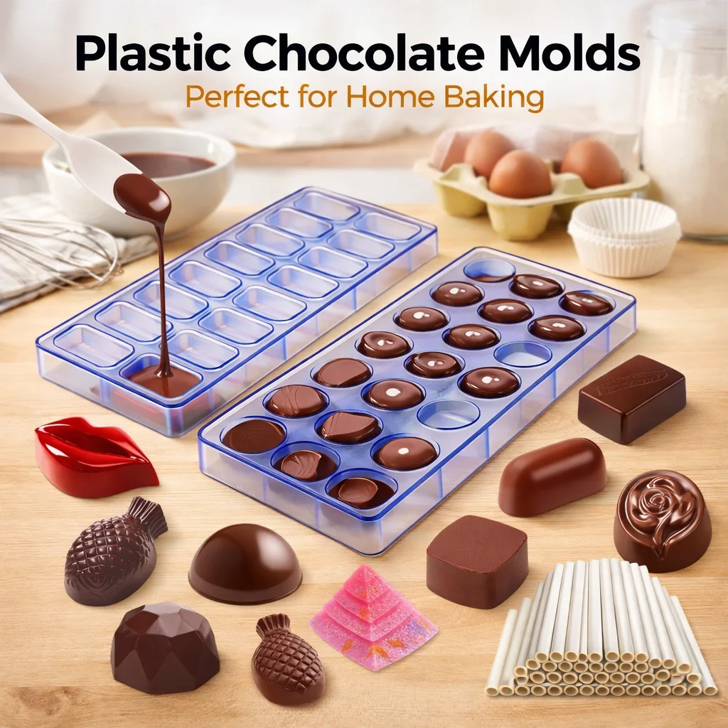 1Pc Chocolate Lollipop Mold, Beginner-Friendly Candy Making Tool for Homemade Sweet Treats