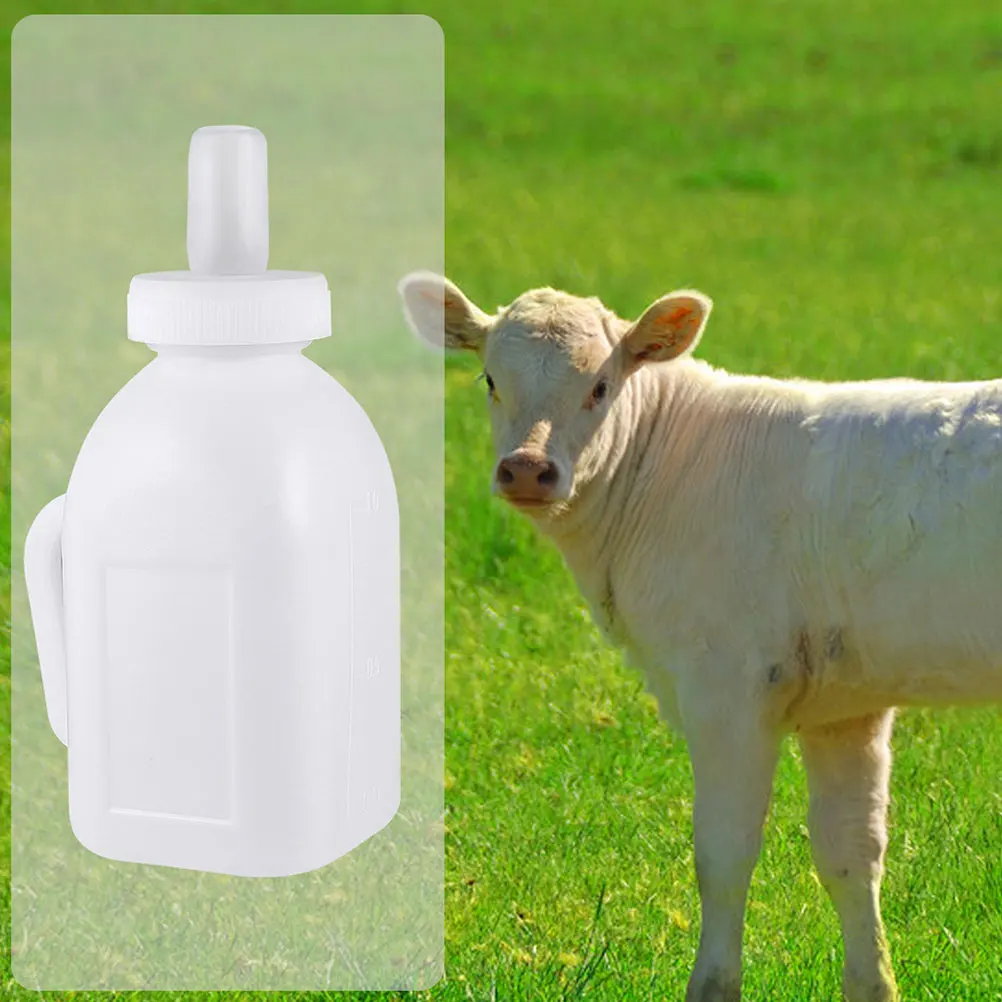 

Newborn Animal Nursing Bottle Calf Feeder Pacifier Replacement Lamb Goat Livestock Milk Feeding Kit Smooth Surface Leakproof