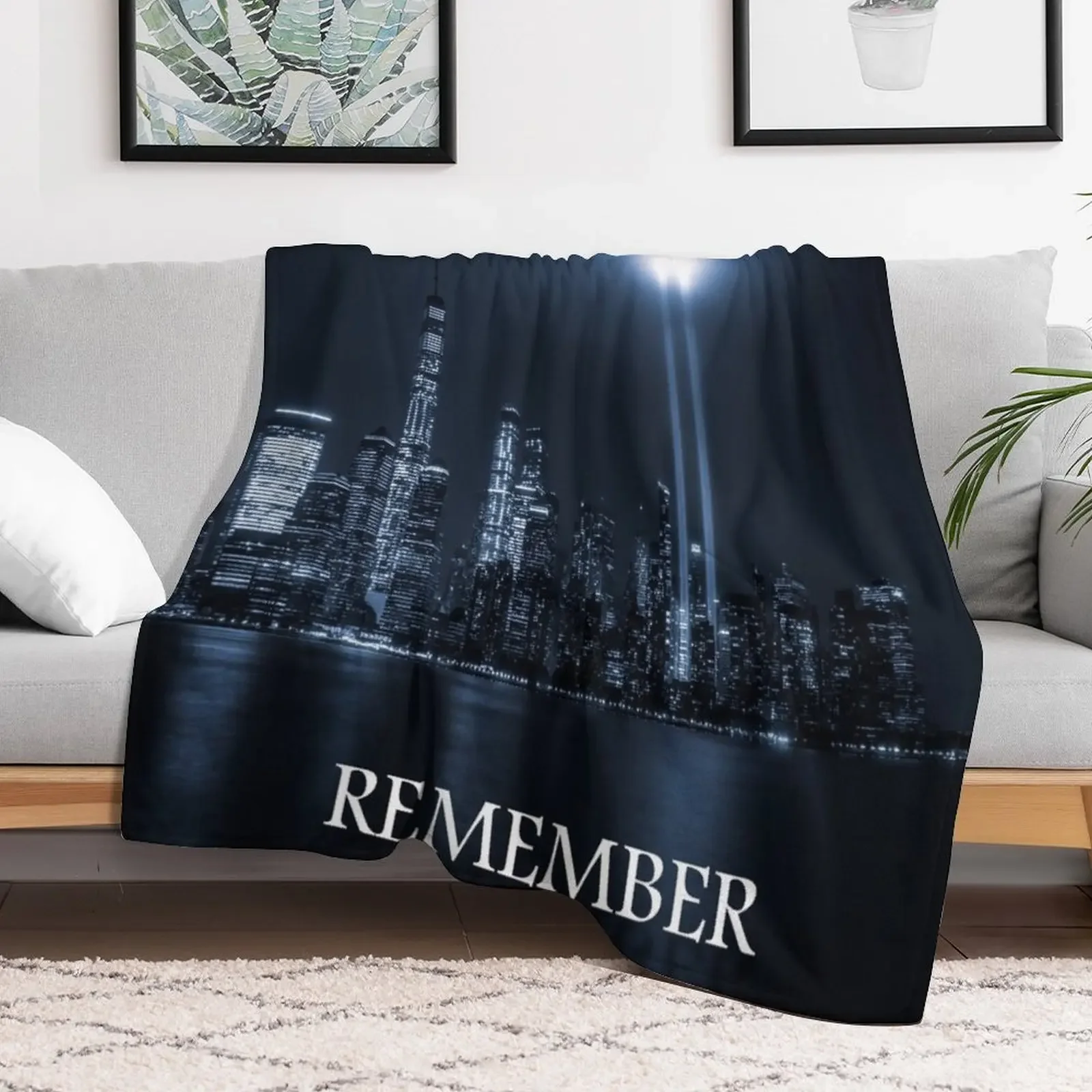 Twin Towers-Remember Throw Blanket Sleeping Bag Travel Bed covers Blankets