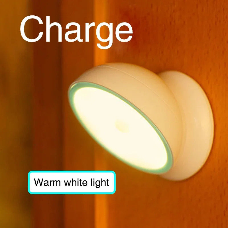 USB Rechargeable Motion Sensor Wall Light Night Light Induction Wall Lamp For Closet Corridor Cabinet Indoor Lighting Bedside