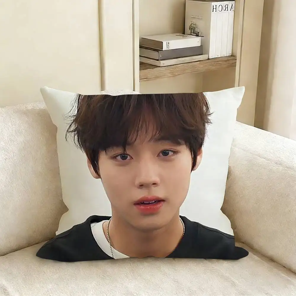P-Park J-Jihoon W-Weak H-Hero Pillow Case Living Room Sofa Cushion Cover Suitable For Home Bedroom Room Decoration