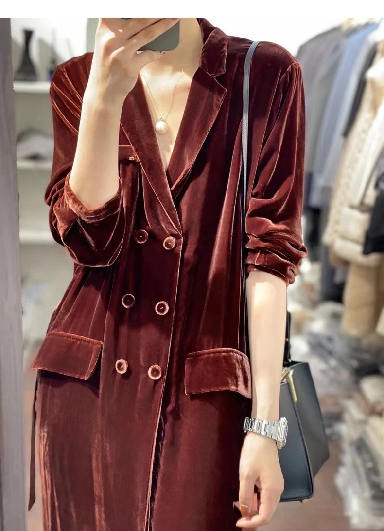 

Early Autumn New Women's 2023 Long Trench Coat 0822