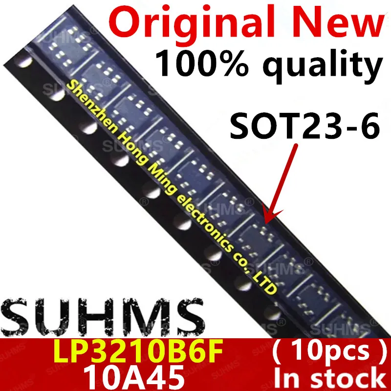 Chipset de sot23-6 LP3210B6F 10A45, 100% nuevo, 10 unidades