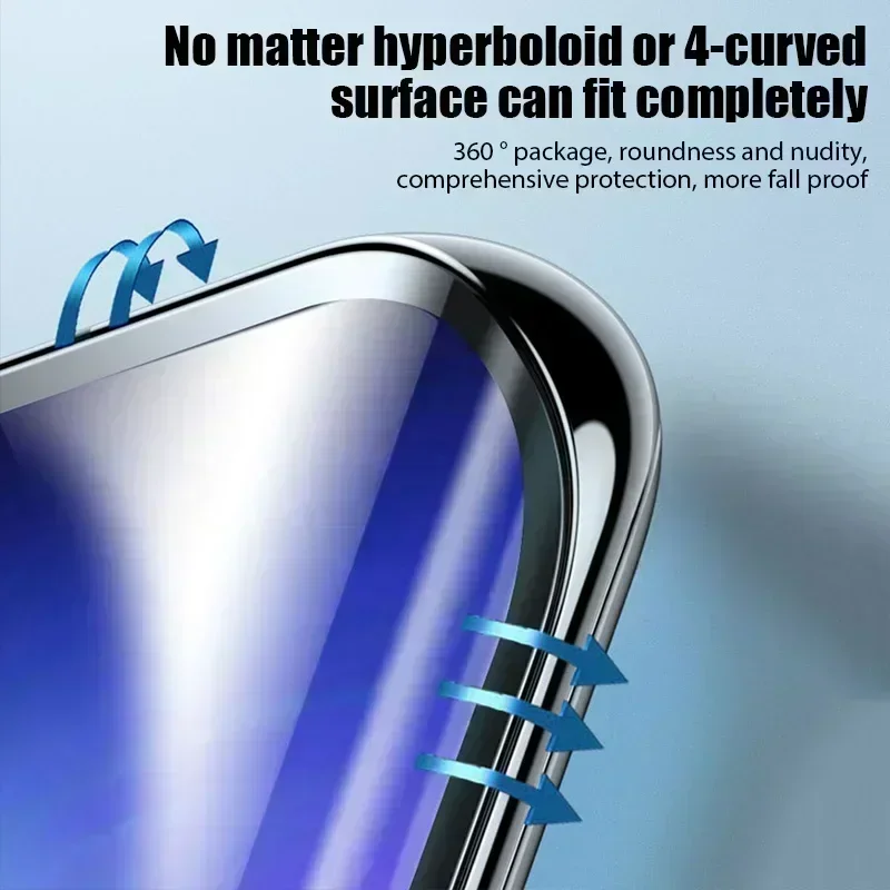 4PCS Curved Tempered Glass for Samsung S23 Ultra S22 S21 S20 S10 S9 S8 Plus Screen Protector for Samsung Note 20 Ultra 10 9