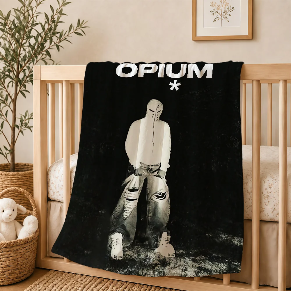 Rapper Ken Carson Blanket For Soft Warm Knee For Bedroom Living Room Bed Sofa Camping Picnic Office Gift