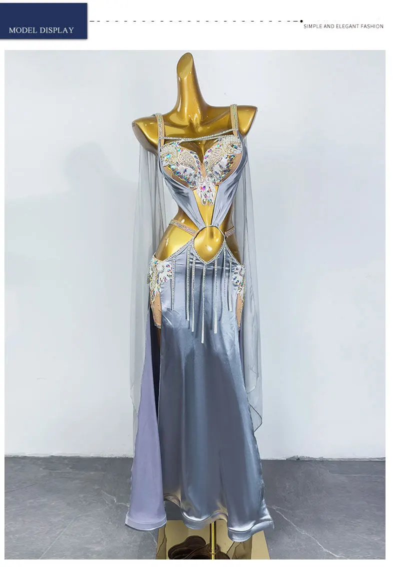

2026 New Girls Belly Dance Oriental Costume Womens Evening Carnival Dress Dancewear Suit Stage Skirt Bellydance Practice Clothes