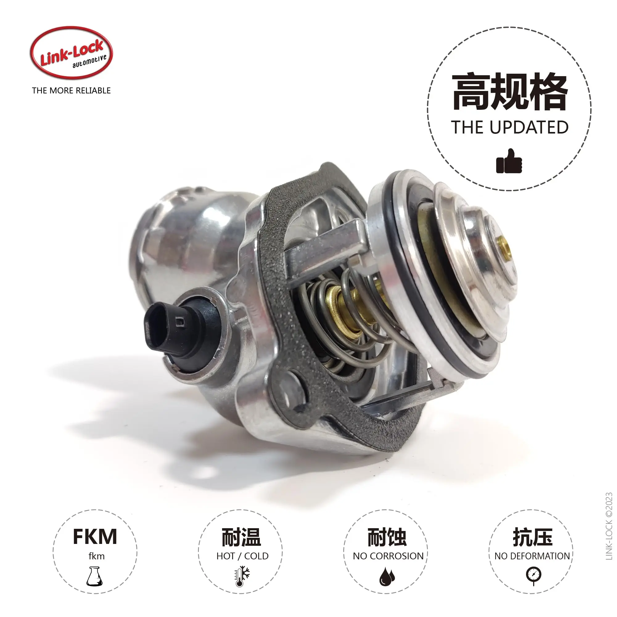 LINK-LOCK Engine Coolant Thermostat Housing A2722000015 2722000015 For Mercedes-Benz M272 W204 W212 X204 V251 W221 W164 W639 C23