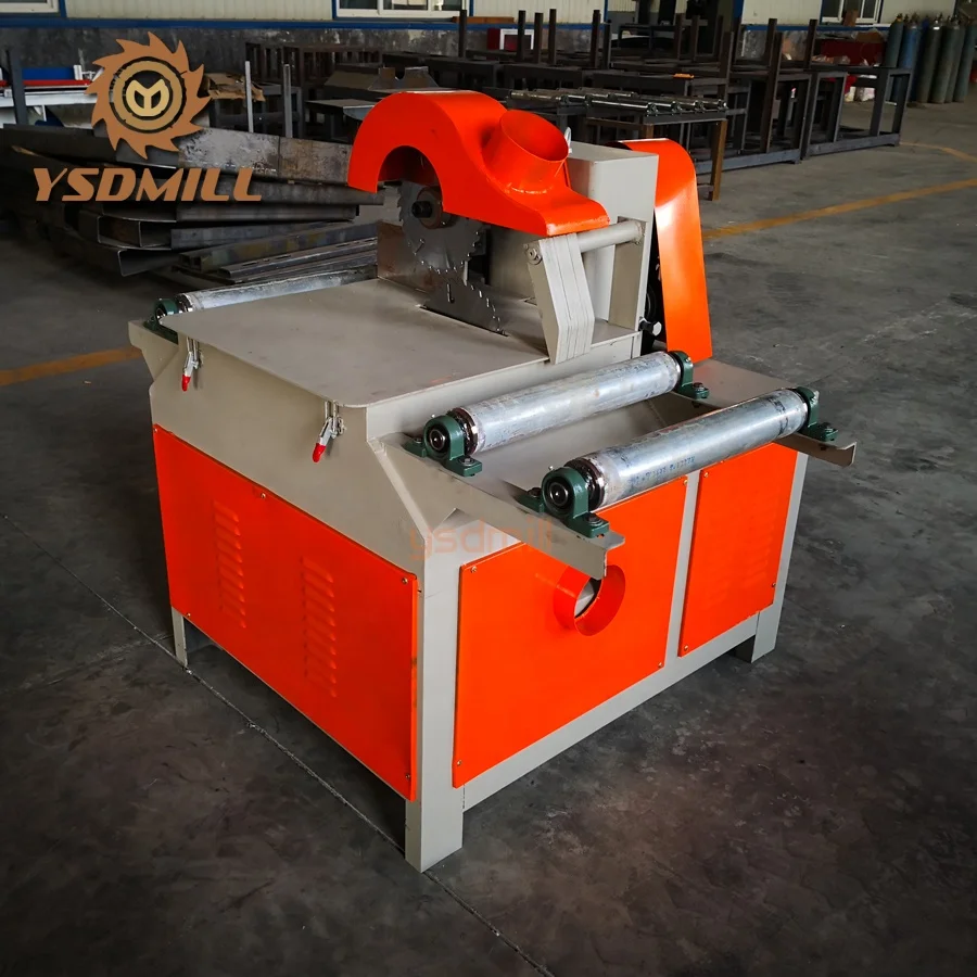 2axles Circular Blade Resaw Farmset Product Lucas Mill Manual Ruler 200mm 150mm 800kg for Timber Cutting 18.5kw(25hp)