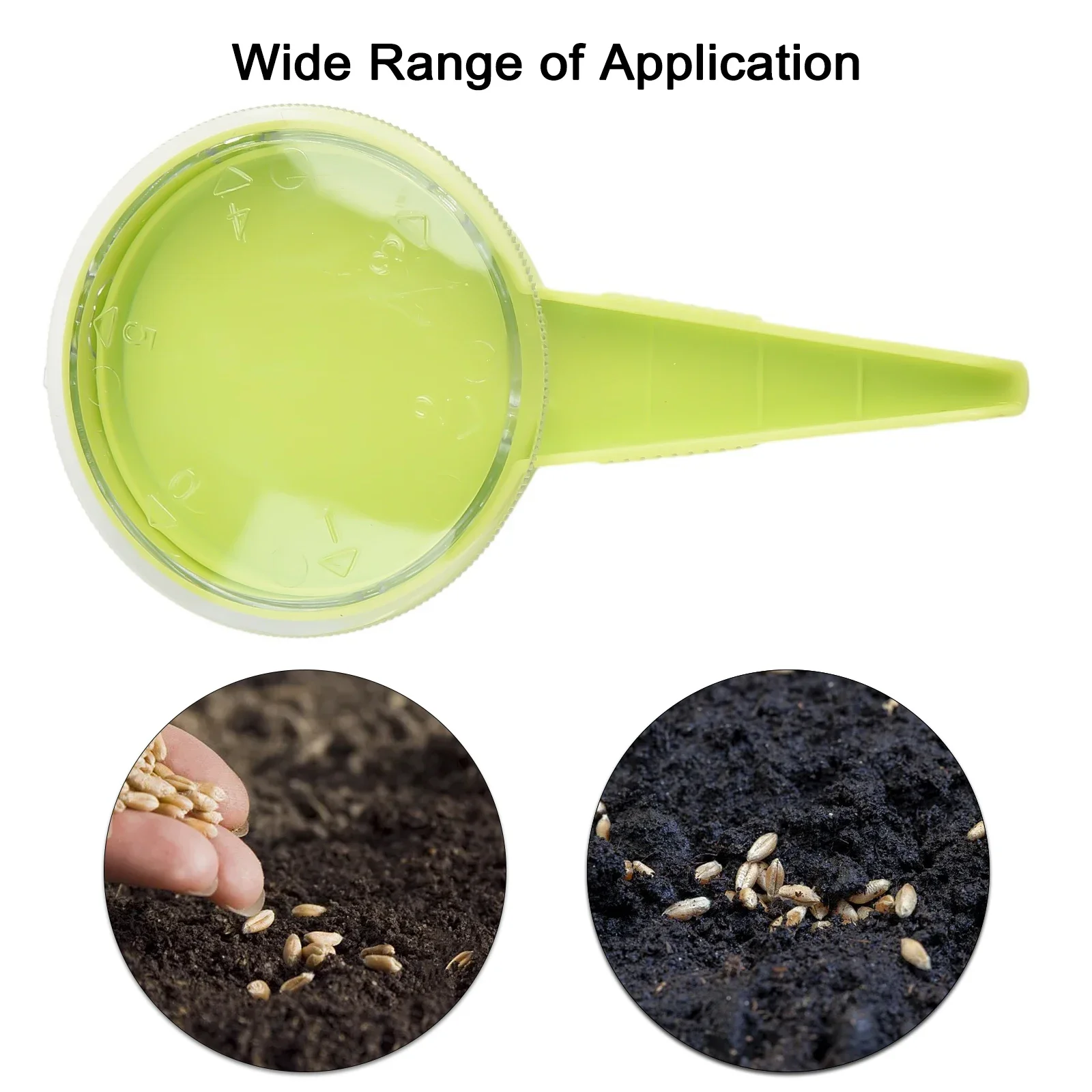 1PC Plant Seedes Sower 5 File Adjustable Planters Multifunctional Handheld Gardening Plants Sower Garden Planting Sowing Tool