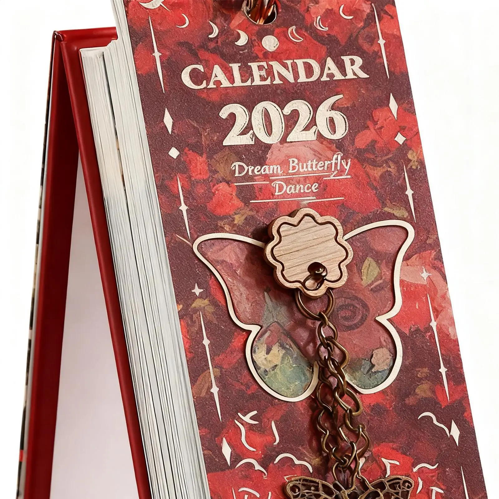 

Настольный календарь на 2026 год, 365 дней, планировщик картины маслом, винтажное украшение, художественный календарь для входа, рабочего стола, гостиной, офиса