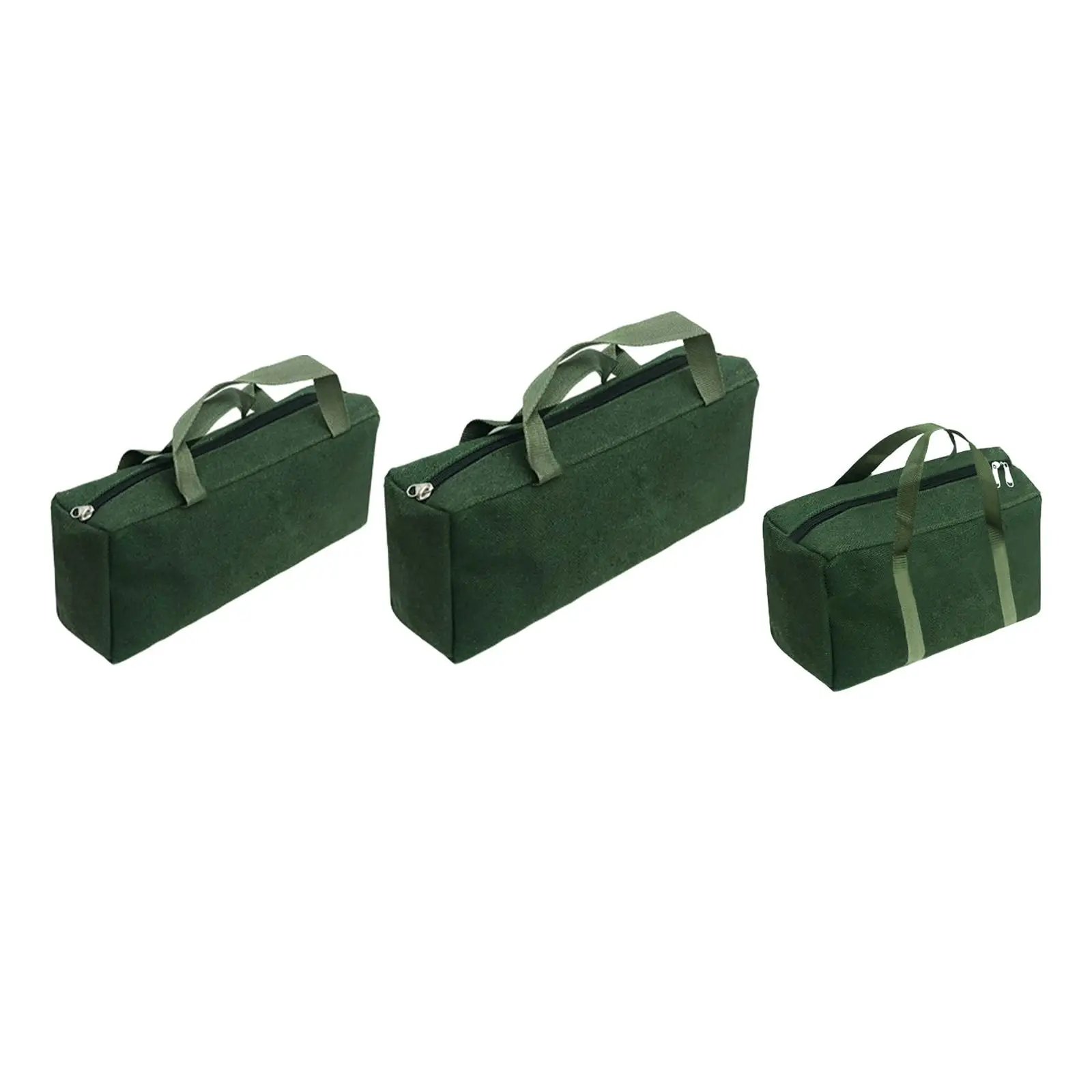 Rectangle Tool Bag Canvas Utility Tote Tool Organizer Smooth