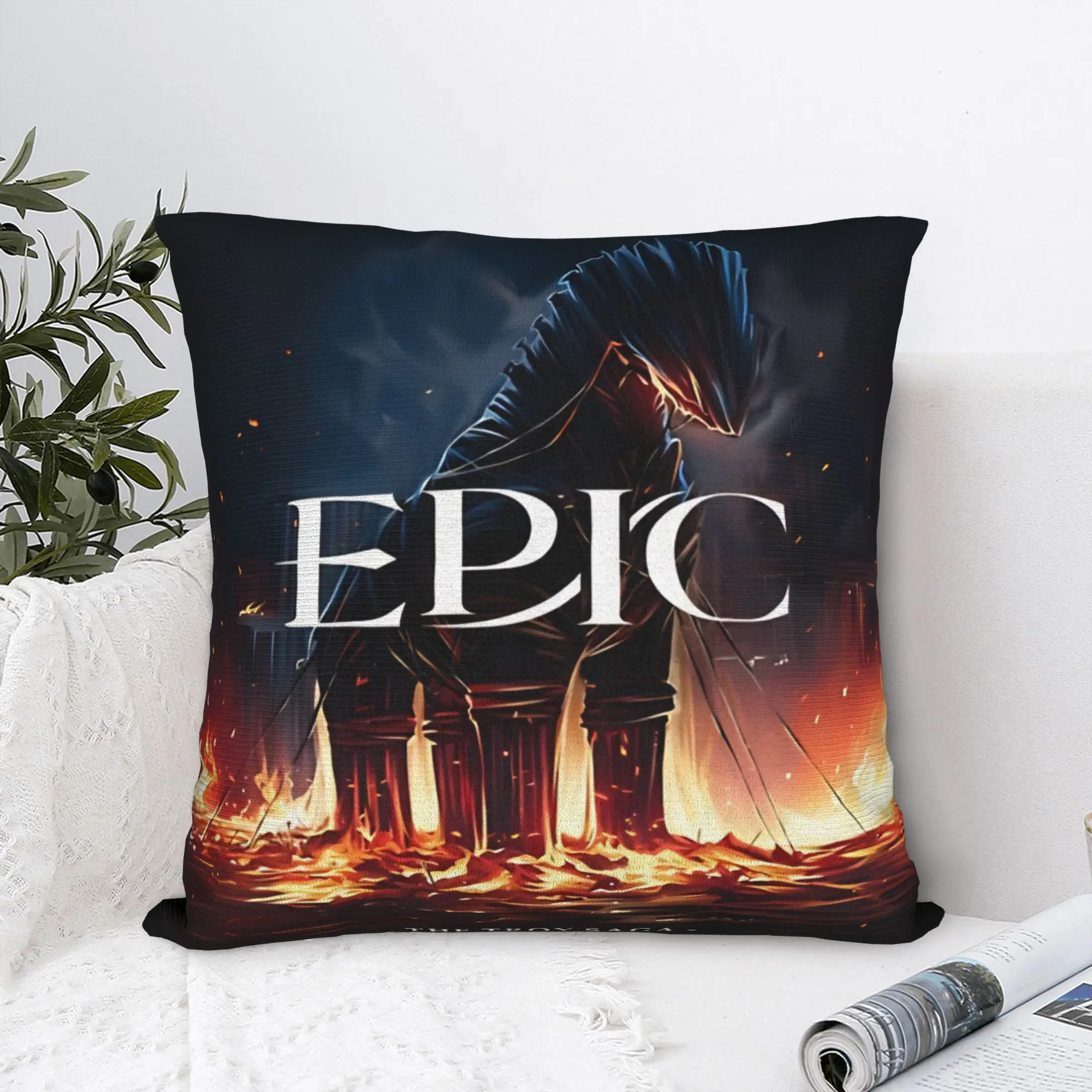 E-Epic The Musical Pillow Case Music Drama  Comfy Pillow Cover Kawaii Cushion Cover For Wedding Party Home Decor
