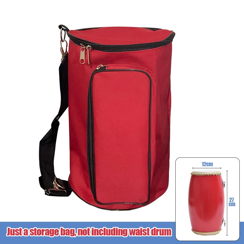 12/14/15 الأحمر الخصر طبل حقيبة حالة جودة قرع الملحقات قابل للتعديل حزام الأفريقي طبل ظهره أجزاء الآلات الموسيقية