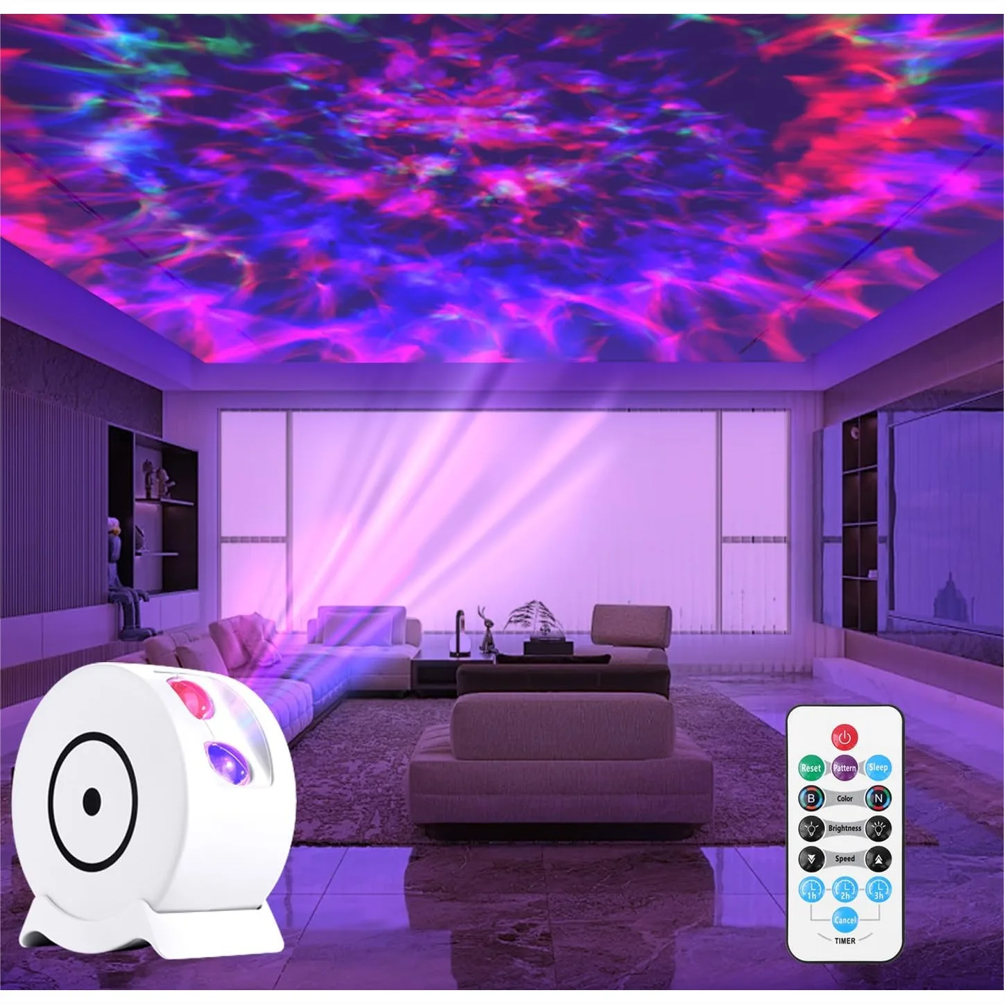 

Galaxy Projector with 41 Lighting Modes, Timer and Remote for Bedroom, Home Theater, Christmas Gifts