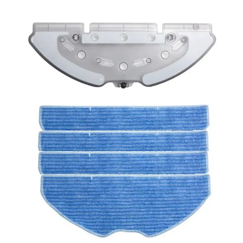 

AT28-Robot Vacuum Cleaner Accessories 5PCS Mop Cloth Holder And Mop Cloth For 360 S8/TP-Link Tapo RV30 Plus/Tapo RV10 Plus