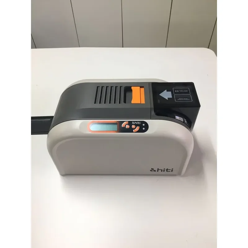 Hiti CE220e Single Dual Side Transparent PVC Dye Sublimation Printer with RFID NFC Encoding USB Interface and 32MB Memory