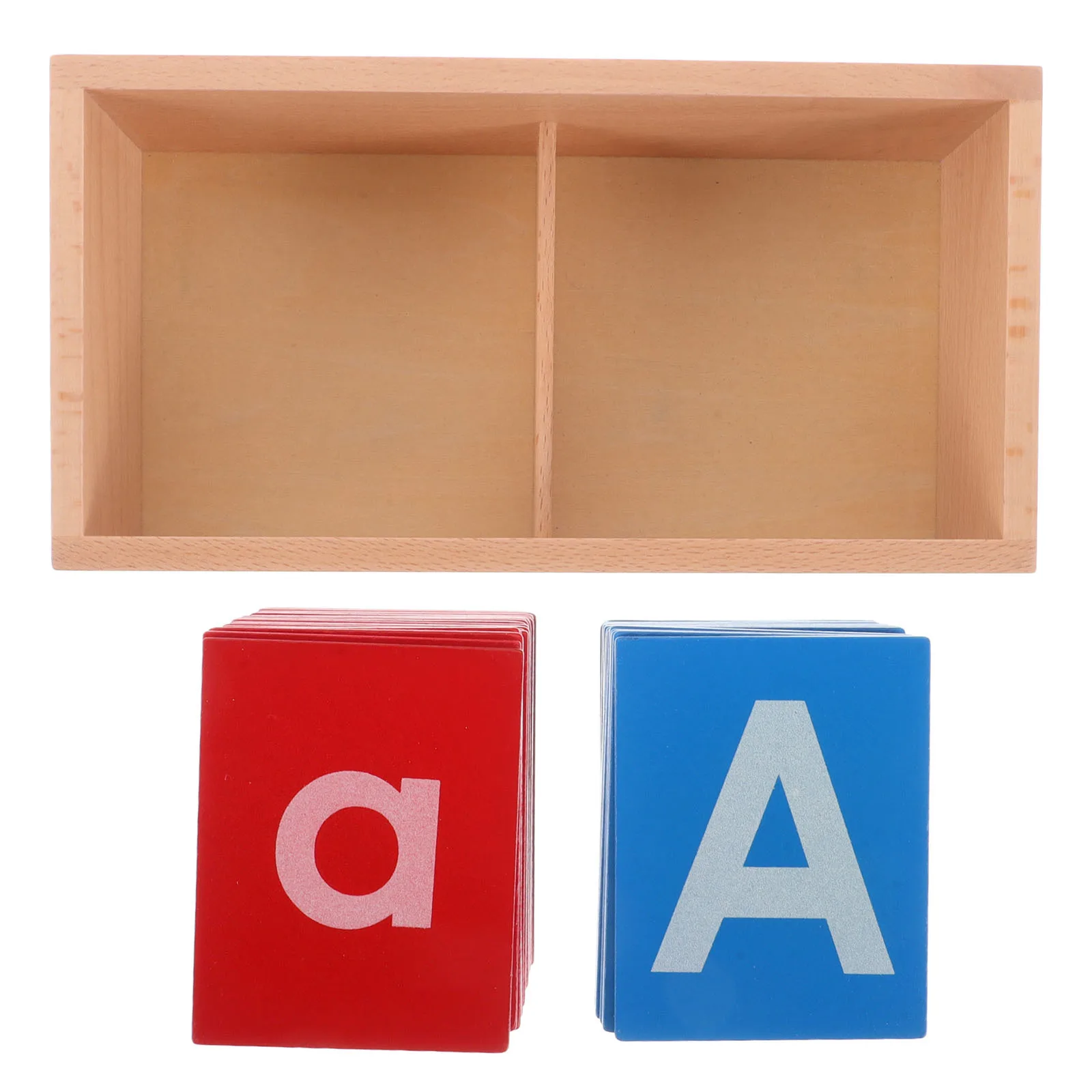 

Montessori Alphabet Board 1Set Red Blue Sandpaper Letters Wooden Educational Tools Preschool Kindergarten Language Learning