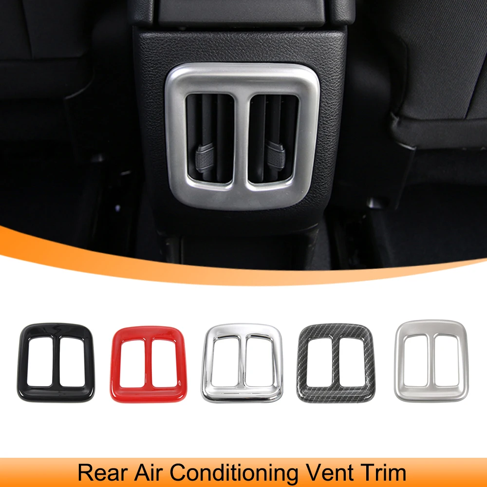 

Car Rear Air Conditioning Vent Decoration Ring Stickers for Jeep Compass 2017-2020 Air Outlet Cover Trim Interior Accessories