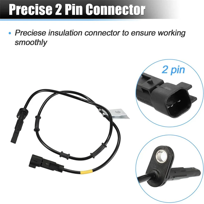 مستشعر سرعة العجلات ABS الأمامي الأيسر والأيمن البلاستيكي لسيارة تشيفي إكوينوكس جي إم سي تيرين 2010-2015 20811372 قطع غيار السيارات #5