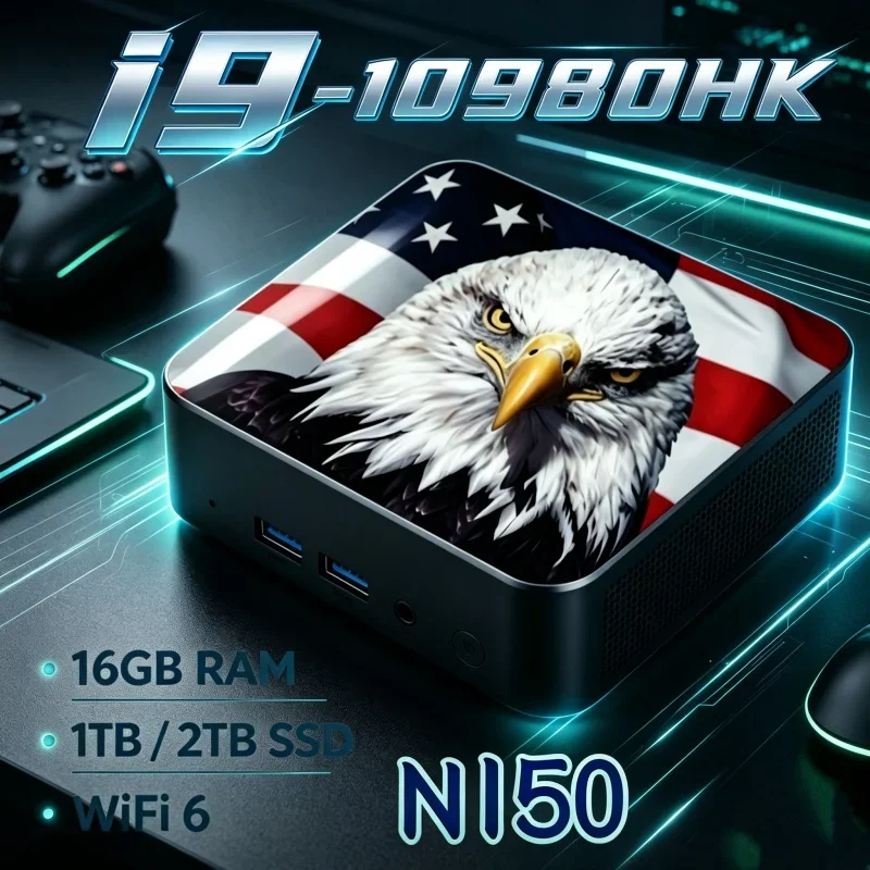 インテル-i9-10980hk-n150-windows-11-us-パターン-ミニpc-16gb-ram-1tb-2tb-ssd-wifi6-bt52-4k-hd-低遅延-ゲーミング-オフィス