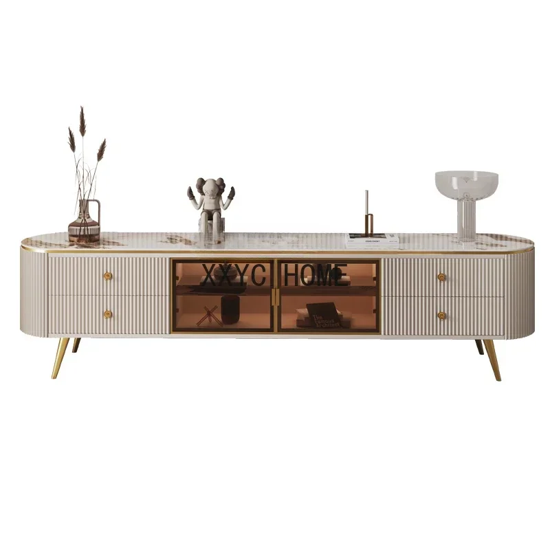 

Simple Modern Light Luxury Stone Plate 2022 New High-End Retractable Storage Living Room Home