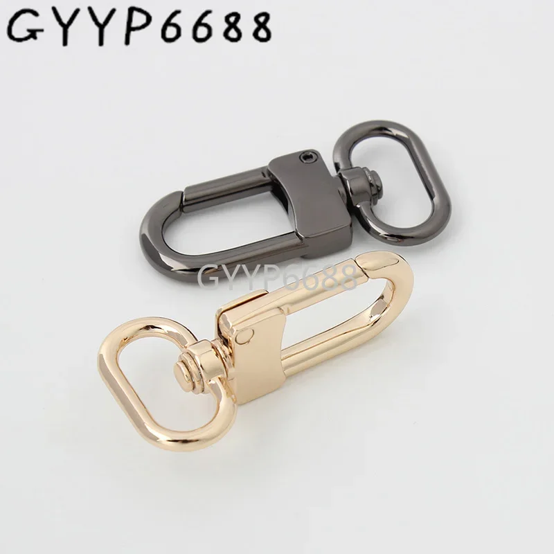 10-30-100pcs 48*19mm 3/4'' alloy trigger snap hook clasp for diy leather bag chain cross body bag connect accessories