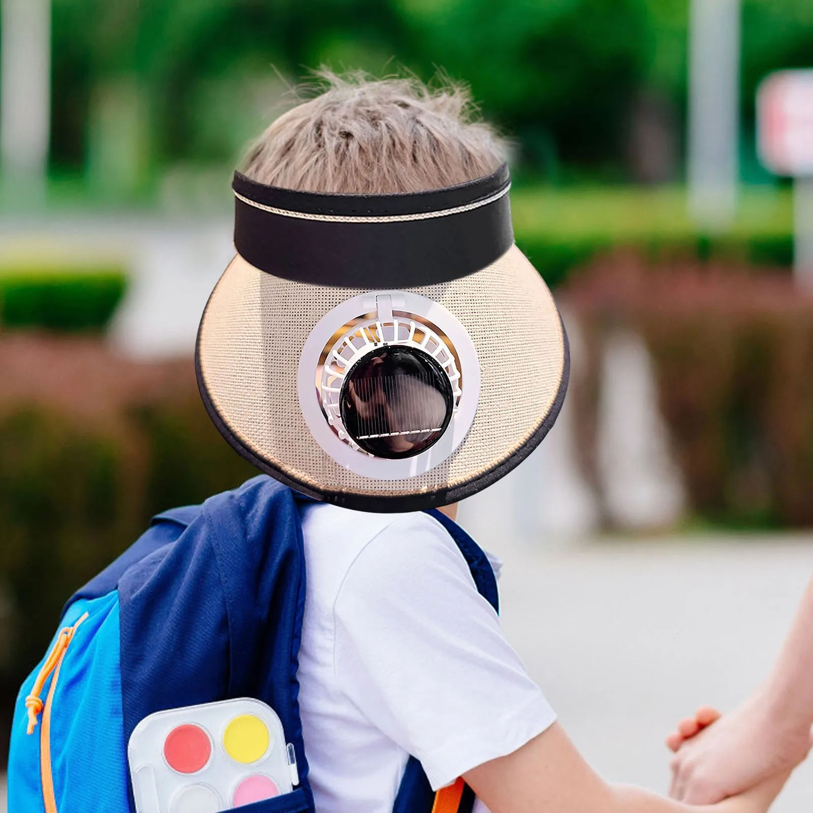 

Летняя шляпа от солнца с зарядкой через USB, защита для детей, легкая шляпа с вентилятором, шляпа от солнца с широкими полями, кемпинг, рыбалка, подарок на день рождения