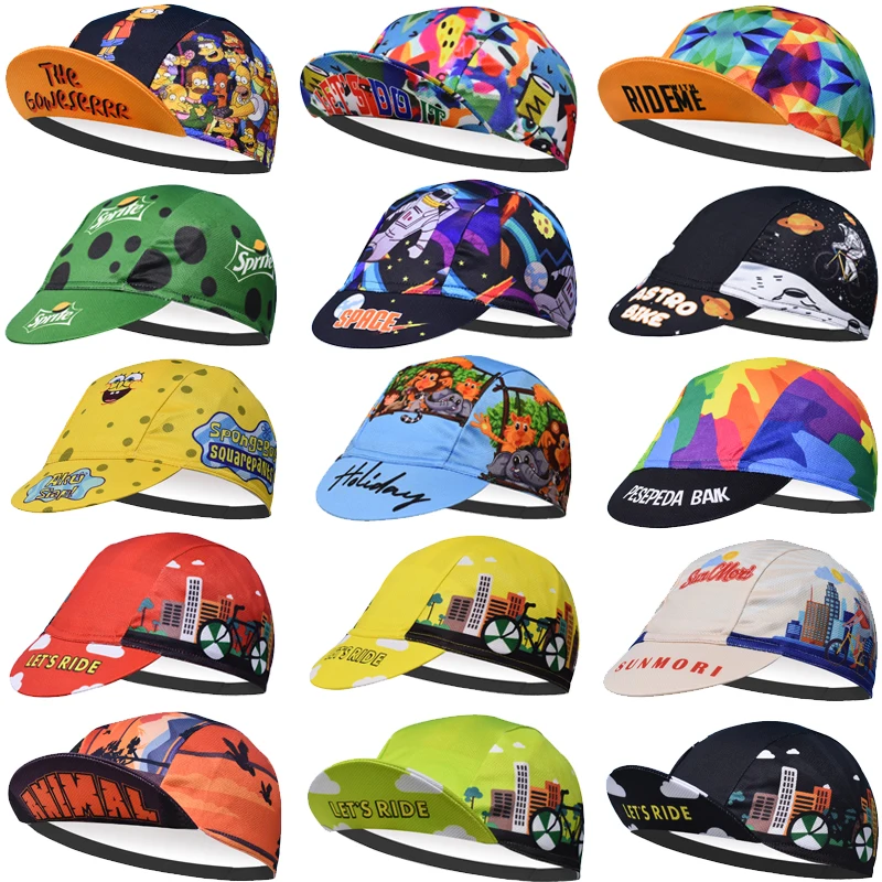 17 Style Cycling Caps Bike Hat One Size Fits Most Can Be Customized