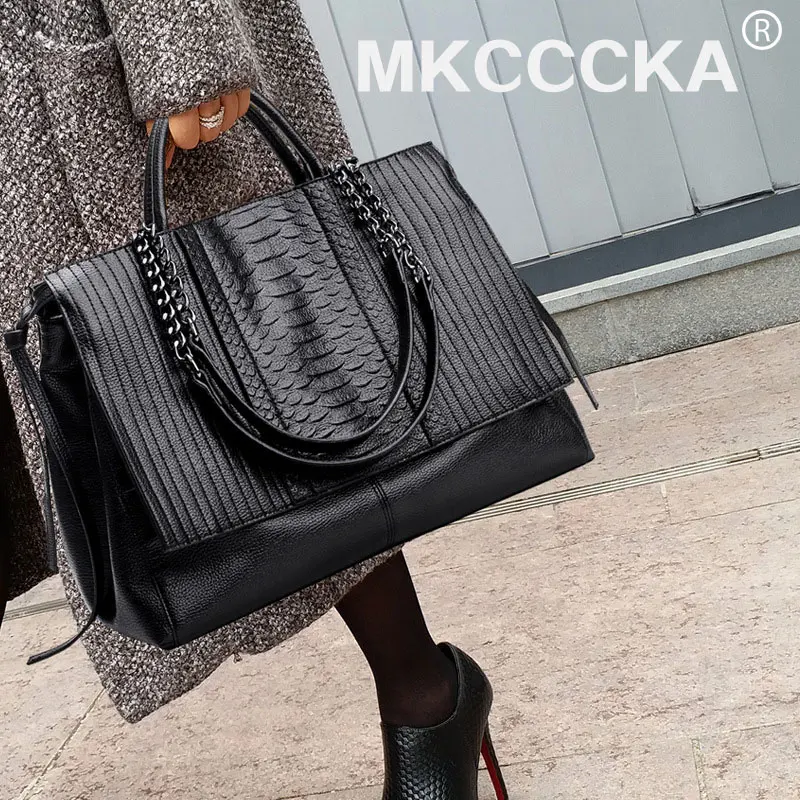 

New 2025 Large Capacity Crocodile Pattern Women's Fashion Handbag Leather One Shoulder Crossbody Mom's Bag Fashion Commuter Bag