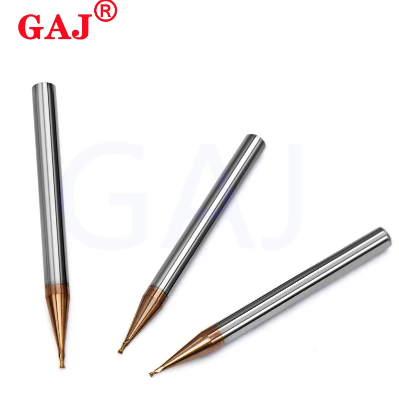 HRC55 D0.1-0.9 R0.05-R0.45 مايكرو 2 المزامير شقة نهاية مطحنة CNC راوتر بت 4 مللي متر عرقوب كربيد التنغستن نهاية مطحنة قاطعة المطحنة الصغيرة