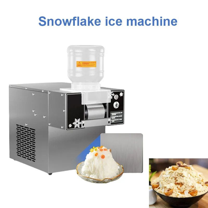 Small Commercial Snow Ice Machine Snowflake Ice Maker Korean Bingsu Machine Ice Crusher Smoothie Machine 110V/220V