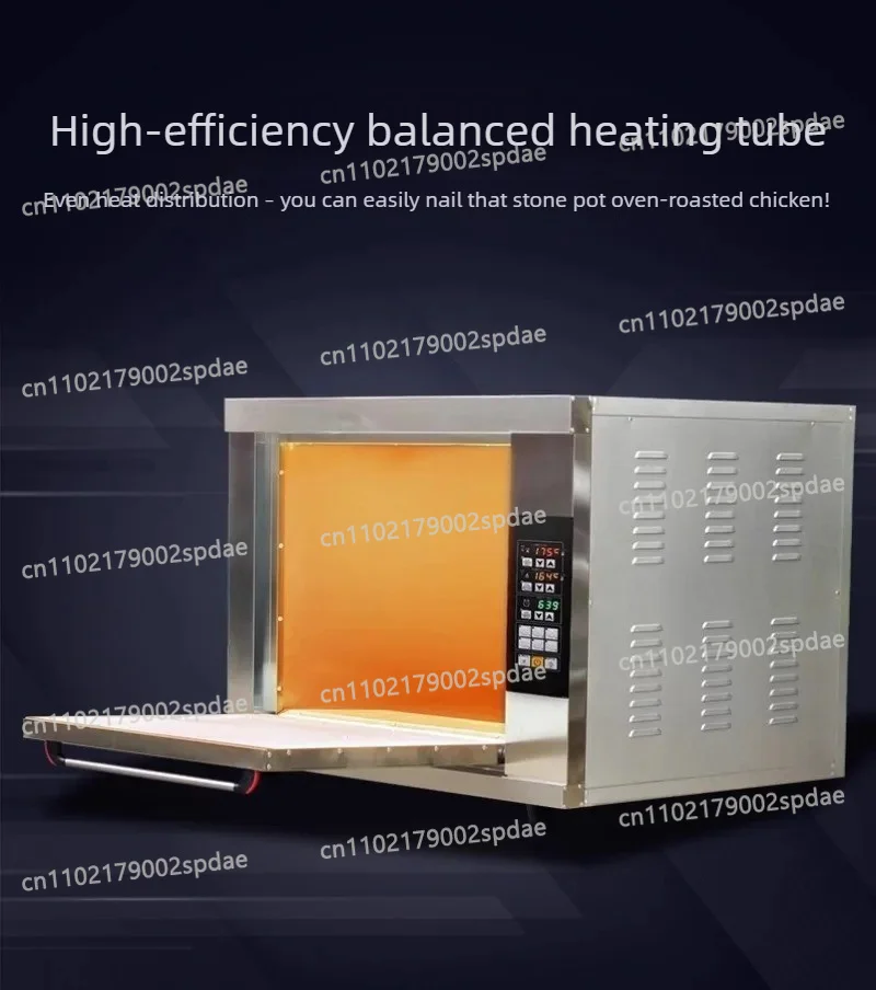 Commercial Electric Stone Pot Oven With Heightened Inner Cavity Catering Kitchen Heating Equipment
