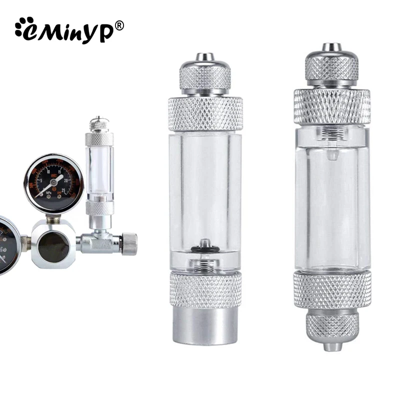 Single/Double Head Aquarium CO2 Bubble Counter For Fish Tank Water Plant CO2 Regulator Injection System CO2 Diffuser Accessories