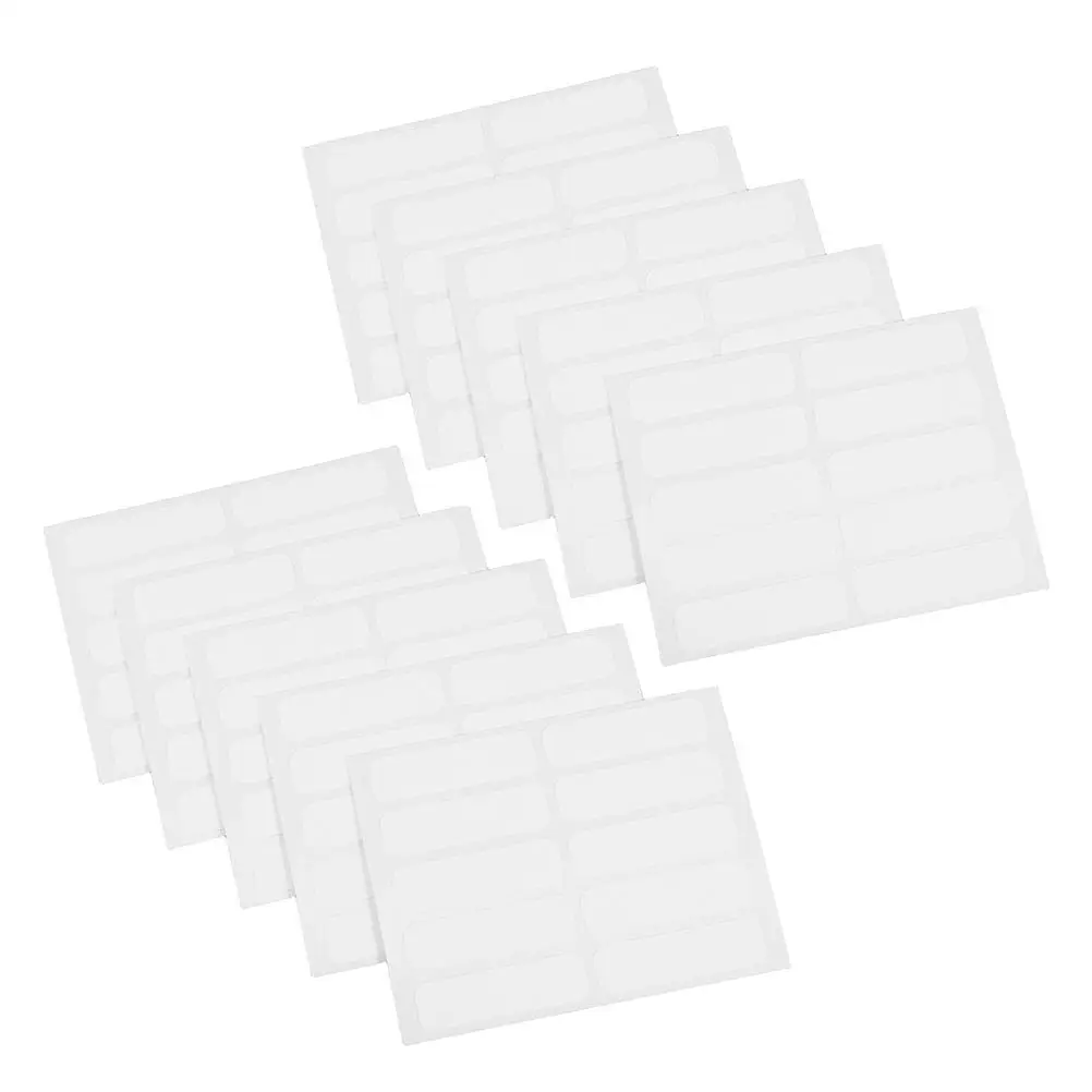 

200 Pcs Washable Fabric Labels Stickers for Clothes Clothing Tags Name Labeling White Shirt Marks No Iron Needed