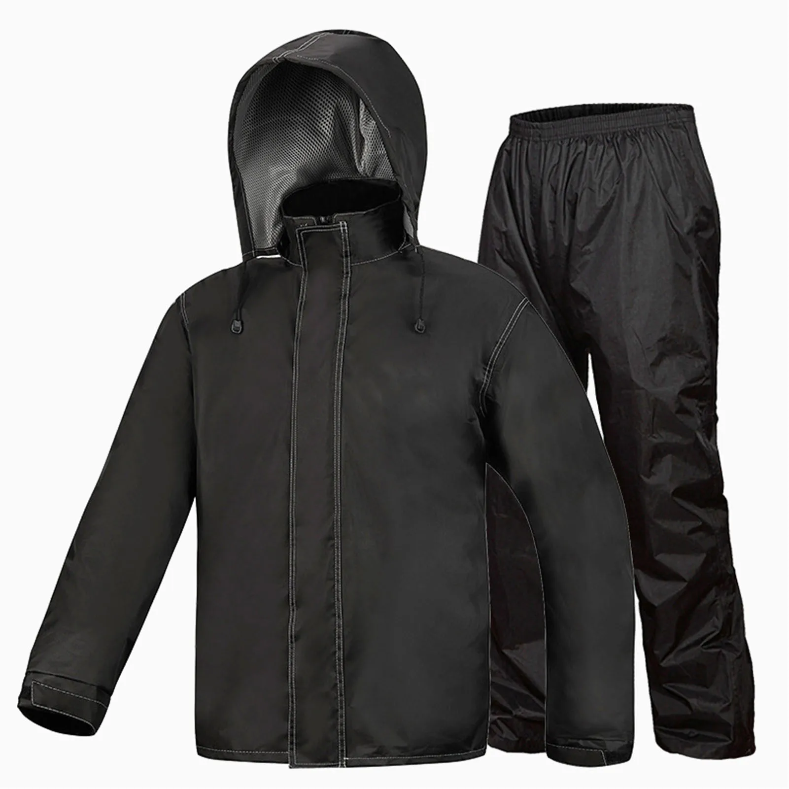 

Дождевик, водонепроницаемая велосипедная дождевик, куртка и брюки, унисекс, походный плащ, брюки, дождевик для мотоцикла, рыбалки, дождевик