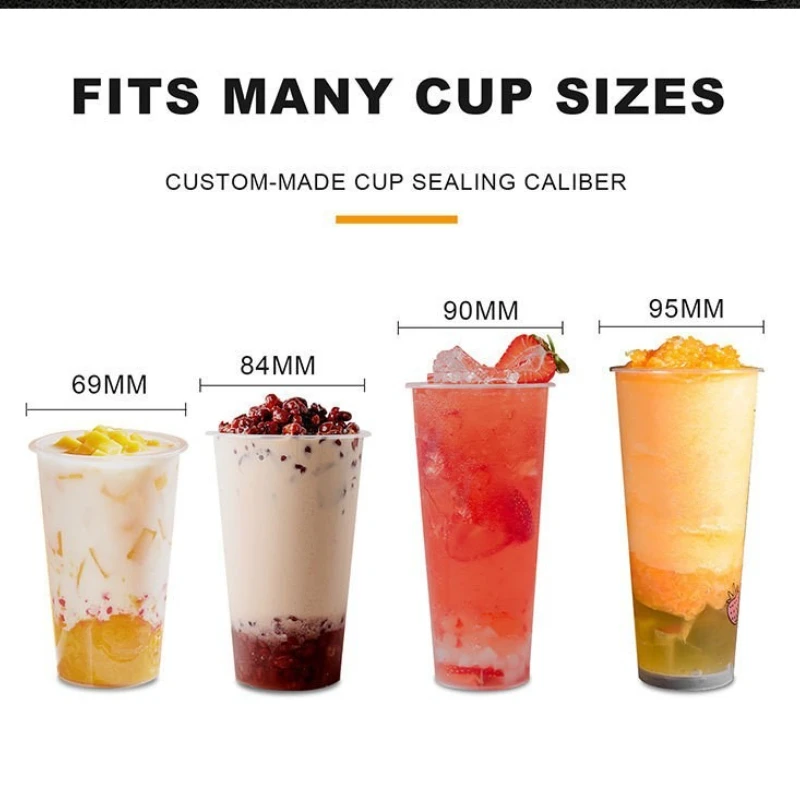 300W 220V/50HZ 手動カップシーリングマシン - 高性能小型軽量持ち運び簡単家庭用/業務用