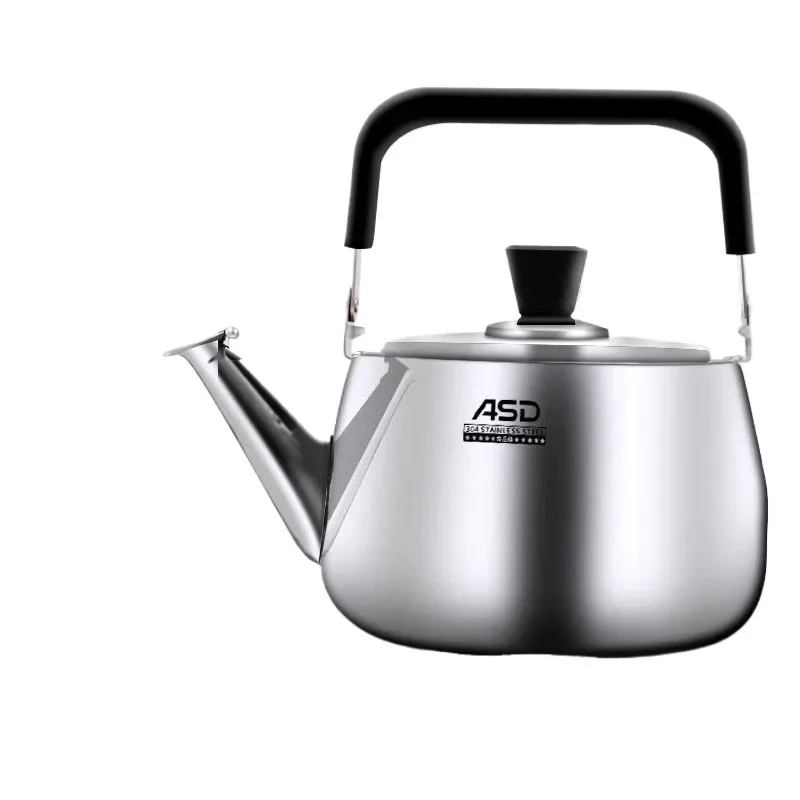 

Large Capacity Water Kettle, Stainless Steel Whistling Kettle for Gas and Induction Cooker, 304 Stainless Steel Water Boiler