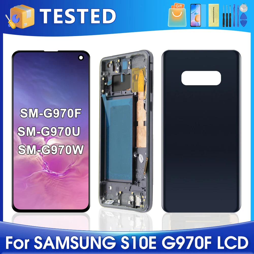 OEM S10E For Samsung For G970F G970U G970W G970 G970N LCD Display Touch Screen Digitizer Assembly Replacement