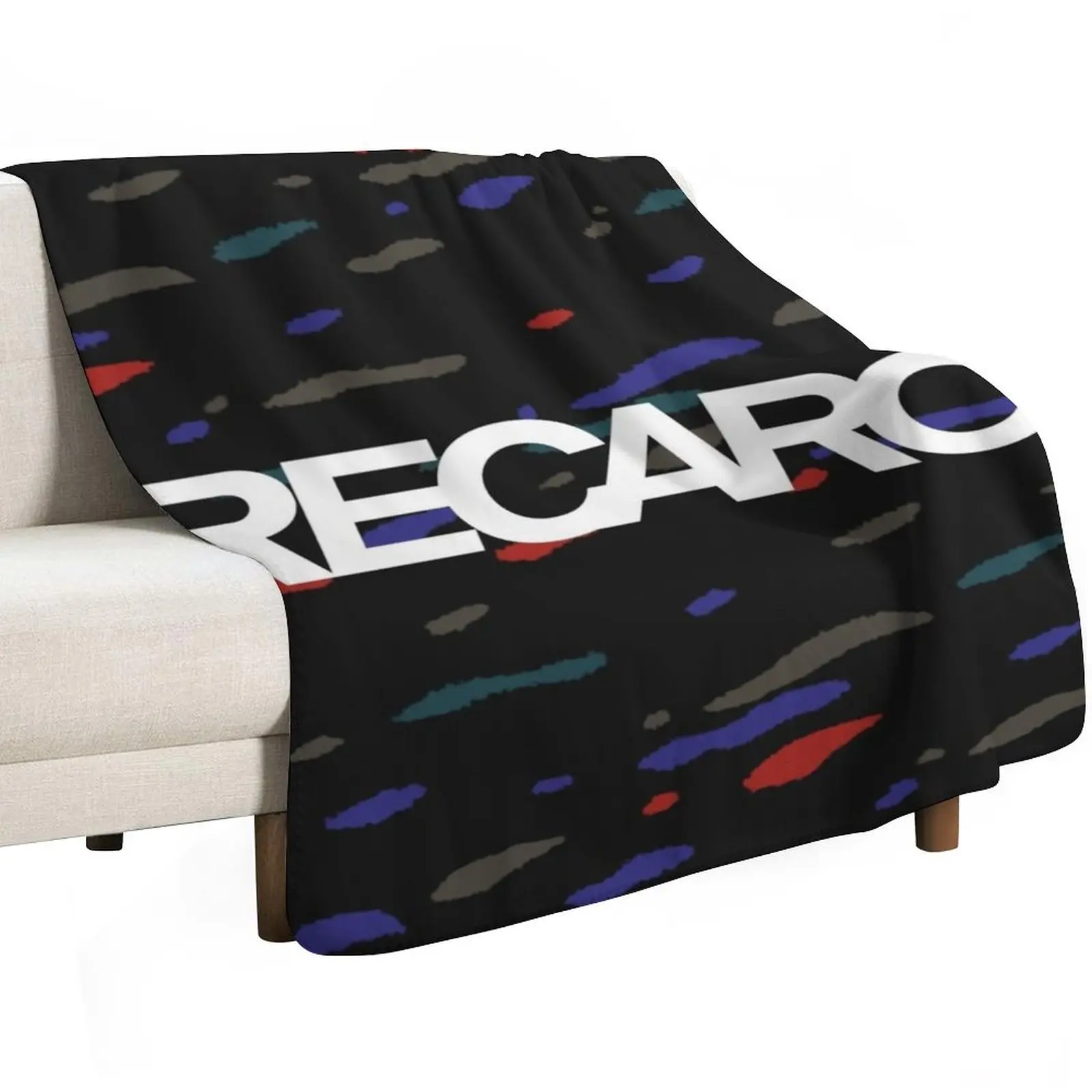

confetti 90s jdm seat pattern logo Throw Blanket Thin Thins Plaid Blankets