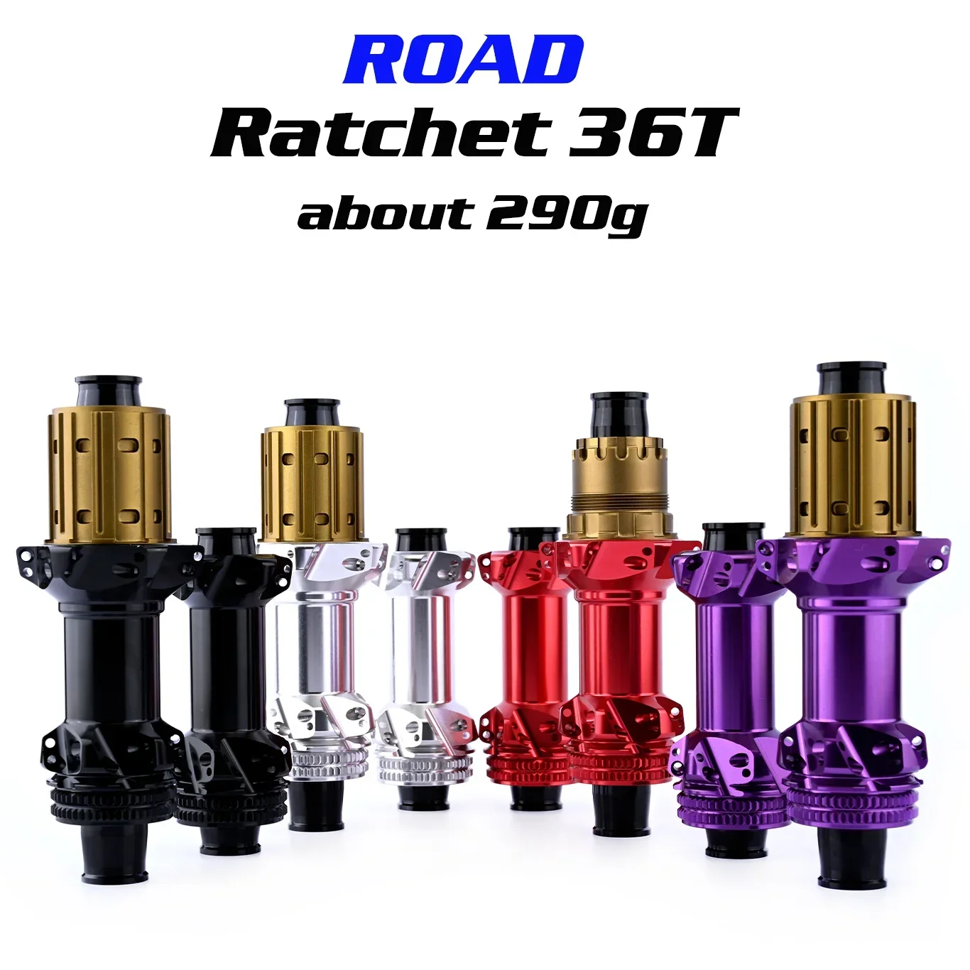 

GOLDIX Ultralight Road Bike Hubs Straight Pull 24Holes HG/XDR Bicycle Hub Body 36T Ratchet Suitable for SHIMANO/SRAM 11/12 Speed