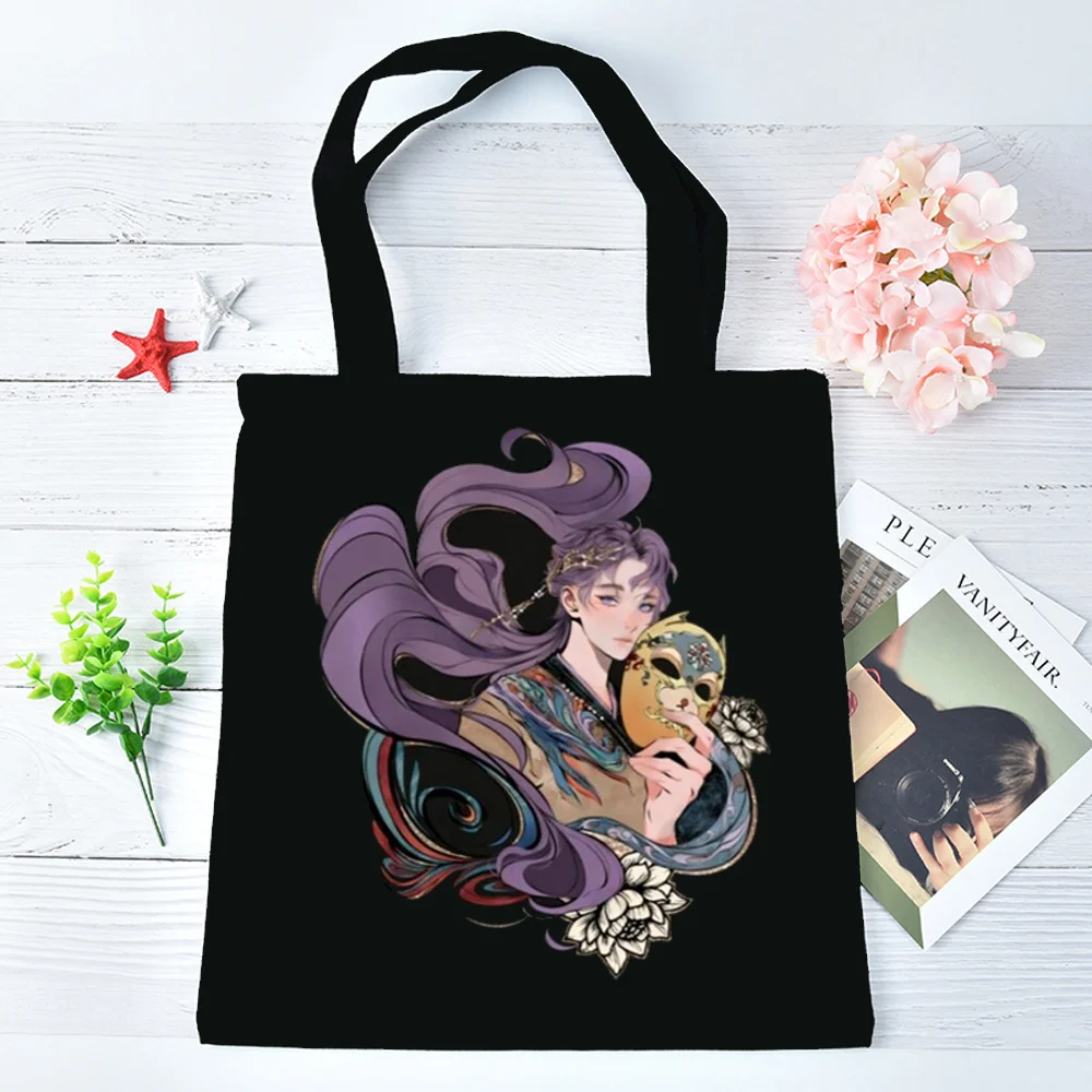Love And Deepspace tote bag y2k reusable grocery shopper foldable femme