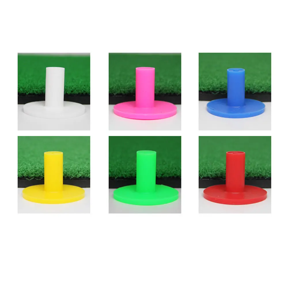 1Pcs 38mm Rubber Golf Tee Stability Tee Holder Golf Training Aid for Practice & Driving Range Mats