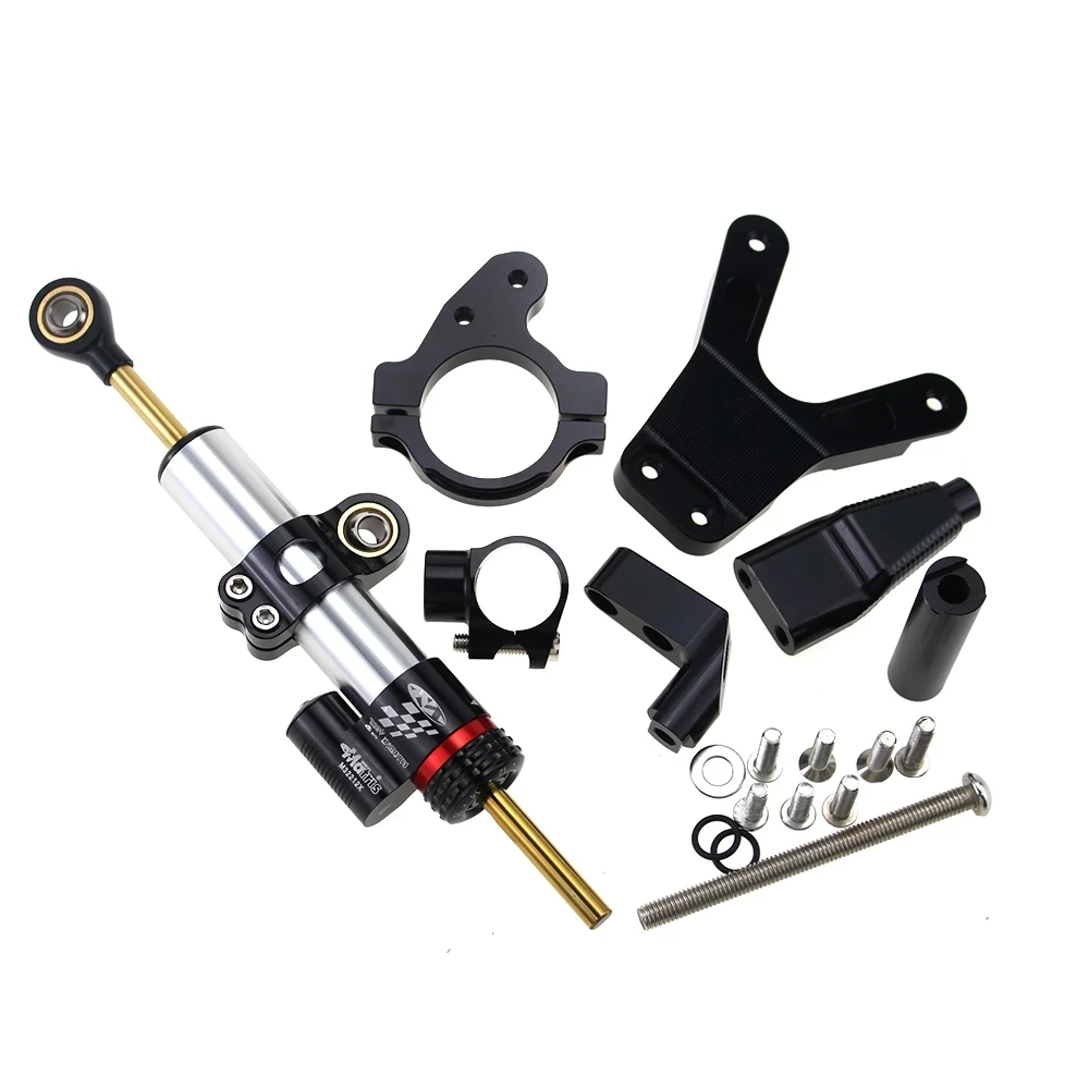 

Для KAWASAKI NINJA 650 NINJA 650 2017-2021 ninja мотоцикл алюминиевый рулевой стабилизатор демпфер монтажный кронштейн комплект