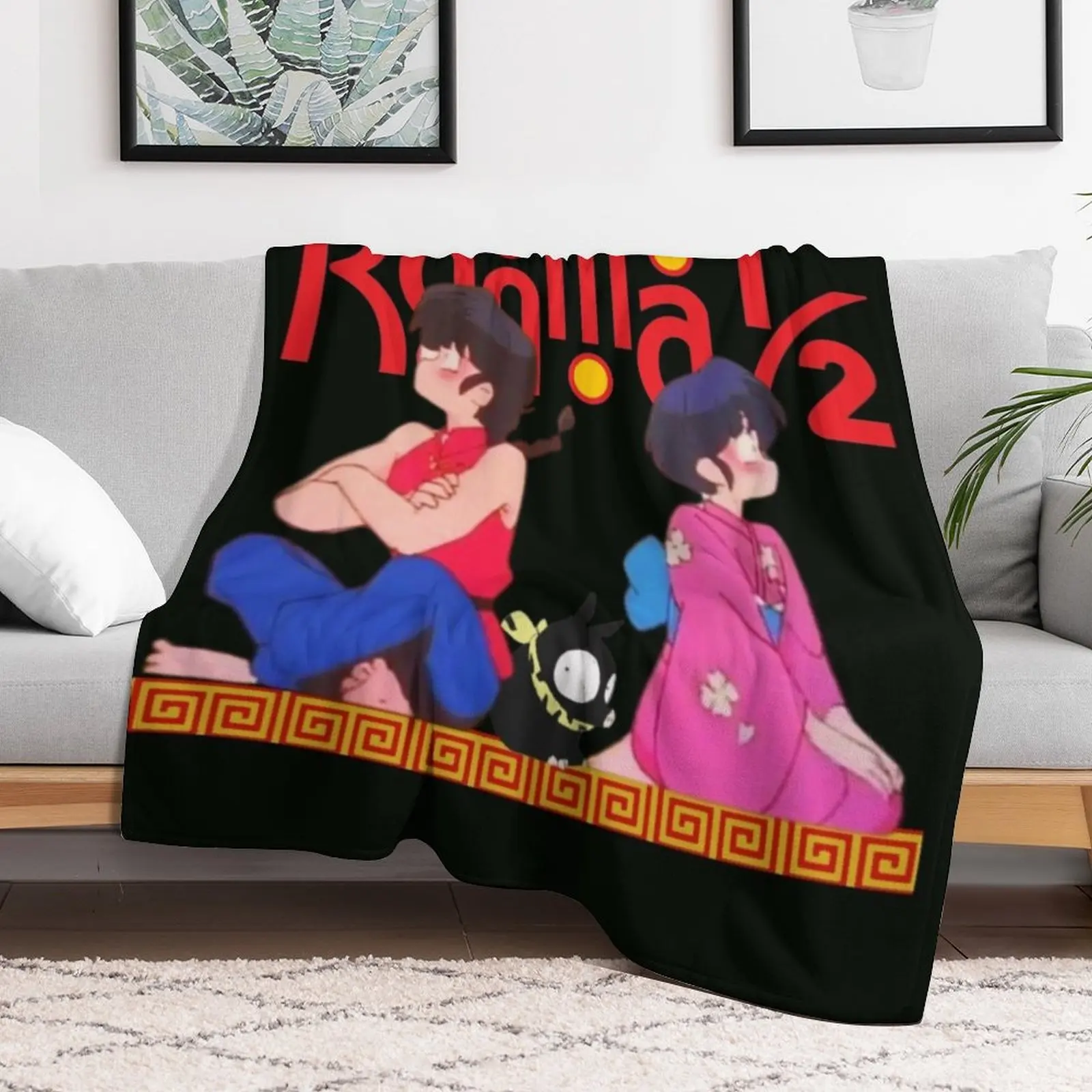 Ranma Akane Throw Blanket Summer Thermals For Travel Heavy Blankets