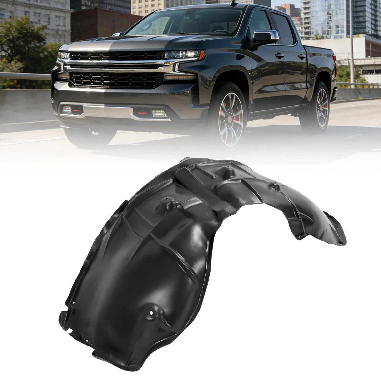 For Chevy Silverado 1500 2019 2020 2021 2022 Fender Liner Driver Side 84533746