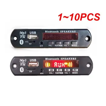 1 ~ 10 adet amplifikatör Mp3 dekoder kurulu araba MP3 çalar USB kayıt modülü FM radyo AUX için hoparlör Handsfree ses DIY