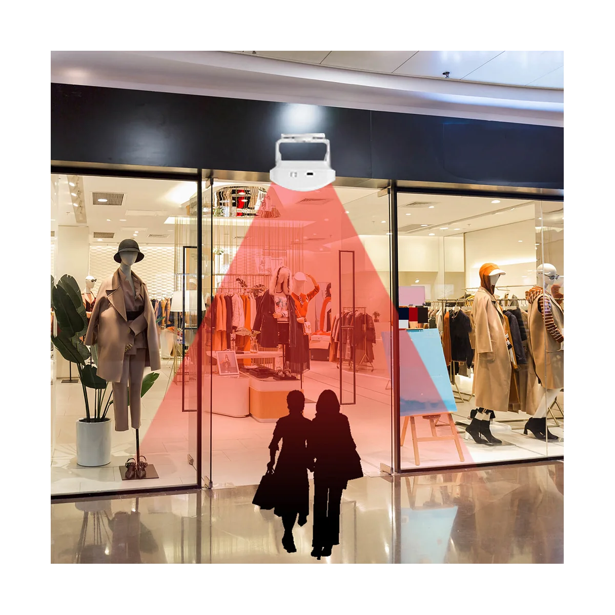 Wireless Home Security Infrared PIR Motion Sensor Detector allarme Bell Entry Alert System Shop Store Welcome Chime-A