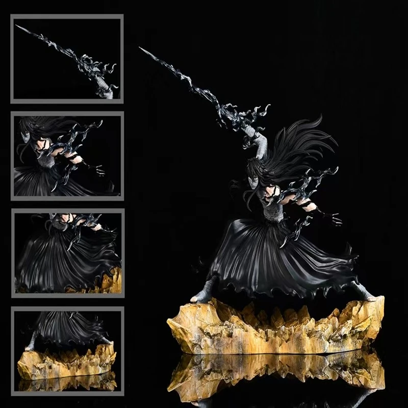 

24cm Mugetsu Ichigo Action Figure Anime Bleach Pvc Statue 2.0gk Figurine Model Combat Posture Desktop Ornament Boyfriends Gifts