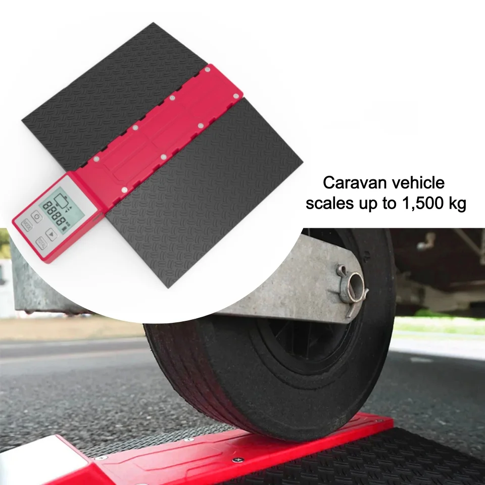 A Set Vehicle Scales With Matching Ramp Precise Weighing 1500 Kg For Caravans Motorhomes Trucks RV Weight Pad System