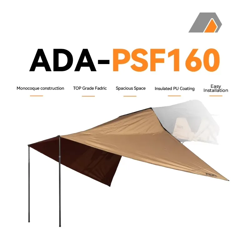 Waterproof Oxford Canopy Tent Sunshade Rain Fly Extended Portable Car Awning for Outdoor Camping
